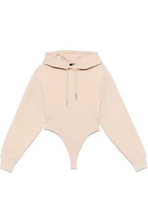 MUGLER Hooded bodysuit