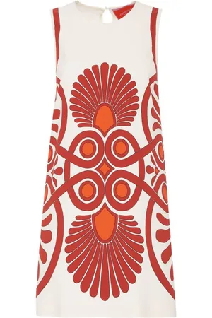 La DoubleJ Medallion geometric-print dress