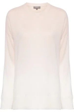 N.PEAL Gradient-effect cashmere jumper