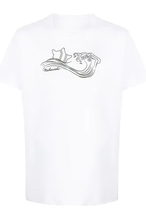 Maharishi Embroidered-motif organic-cotton T-shirt