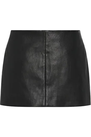 ROSETTA GETTY Leather short skirt
