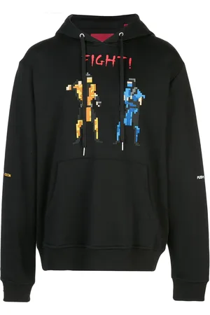 MOSTLY HEARD RARELY SEEN Fight! pixelated hoodie