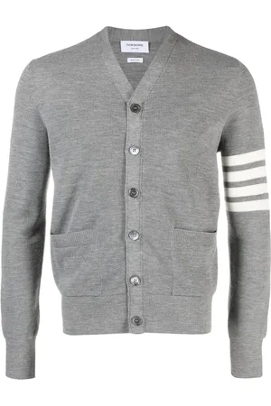 Thom Browne Stripe-detail knit cardigan