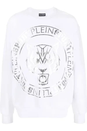 Philipp Plein Tiger-head logo-print sweatshirt