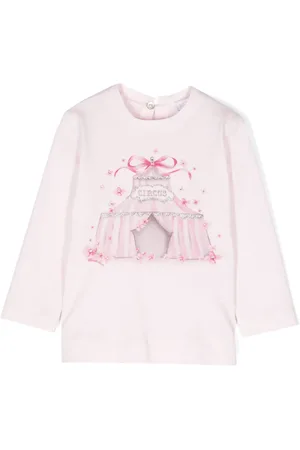 MONNALISA St. Circus graphic-print cotton T-shirt
