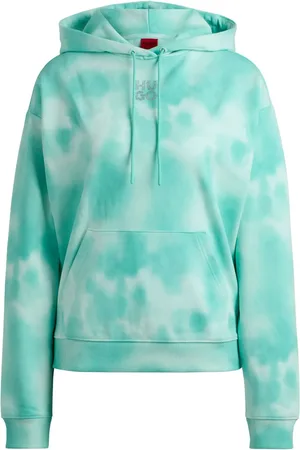 HUGO BOSS Tie-dye cotton terry hoodie