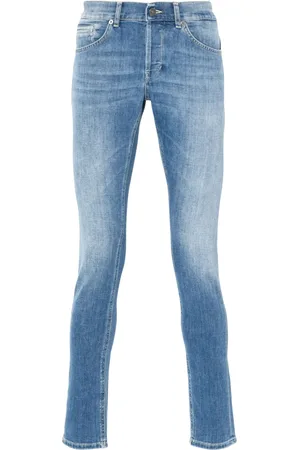 Dondup Logo-print tapered jeans