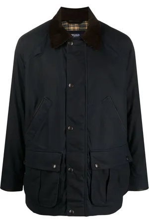 Ralph Lauren Polo Pony-patch wax-coated jacket