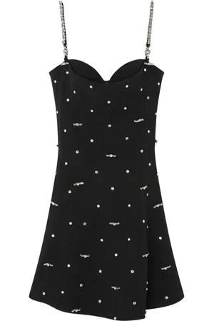 VERSACE Cielo Stellato crepe mini dress