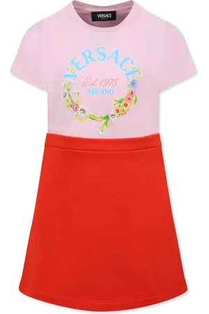 VERSACE Logo-print dress