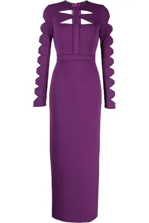 Elie saab Cut-out knit dress