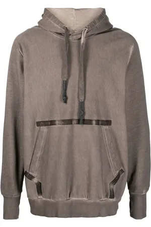 ISAAC SELLAM EXPERIENCE Washed-effect cotton hoodie