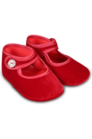 MONNALISA Velvet ballerina shoes