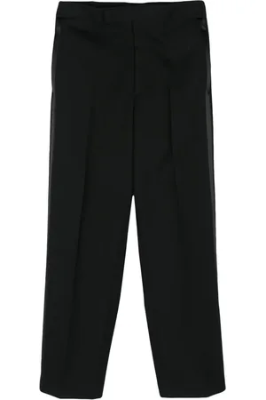 SAPIO Satin-trim trousers