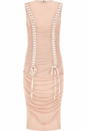 Dolce & Gabbana Draped tulle midi dress