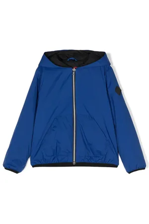 HERNO Logo-patch bomber jacket
