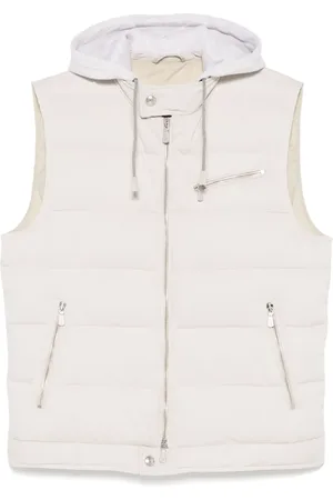 ELEVENTY Hooded gilet