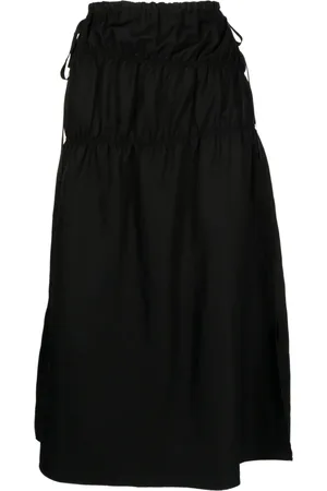 GOEN.J Midi ruched straight skirt