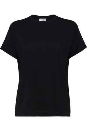Brunello Cucinelli Plain knitted T-shirt