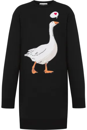 Moschino Goose-motif mini dress