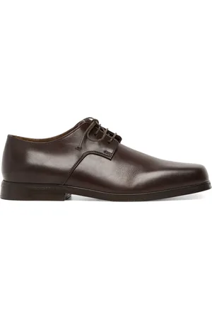 MARSÈLL Square-toe leather oxford shoes