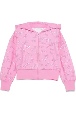 MONNALISA X Barbie logo-print hoodie