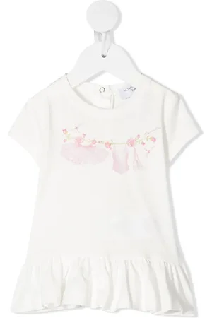 MONNALISA Ruffled hem T-shirt