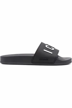 Dsquared2 Icon-print slip-on slides