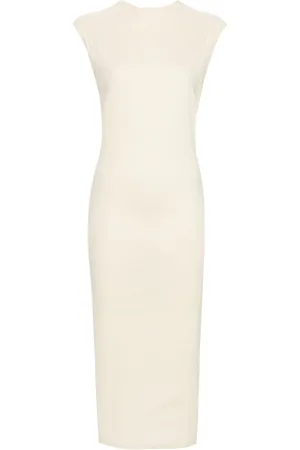 Issey Miyake Membrane textured midi dress