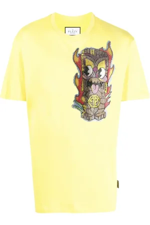 Philipp Plein Hawaii embellished short-sleeve T-shirt