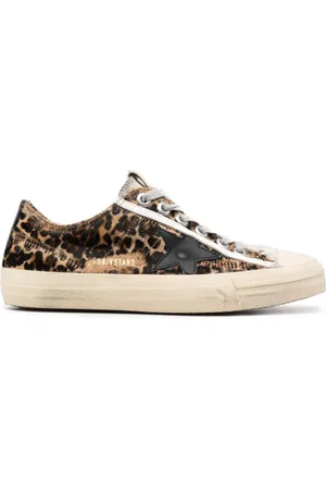 Golden Goose Leopard-print lace-up sneakers