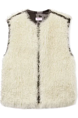 Puccini Iride-print faux-shearling gilet