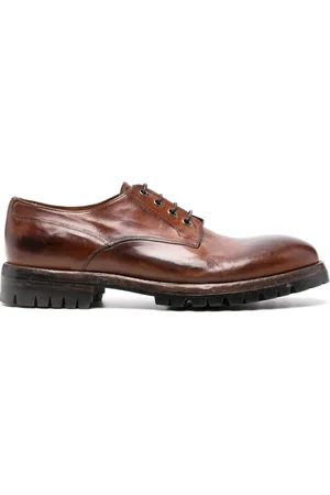 ELEVENTY Leather derby shoes