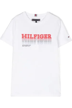 Tommy Hilfiger Logo-rubberised cotton T-shirt
