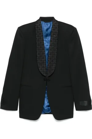 Givenchy Monogram 72 jacquard-collar blazer