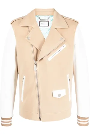 Philipp Plein Leather biker jacket