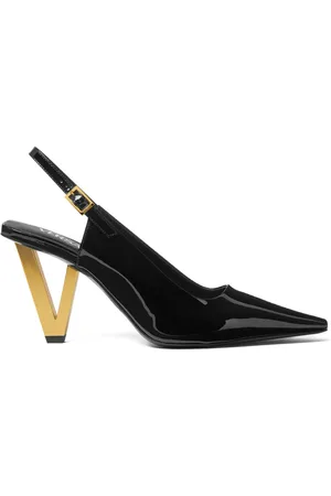 VERSACE 85mm V2025 slingback pumps