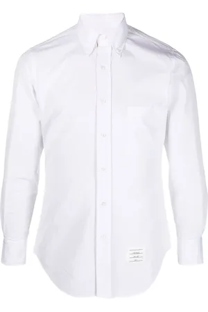 Thom Browne Button-down RWB detail shirt
