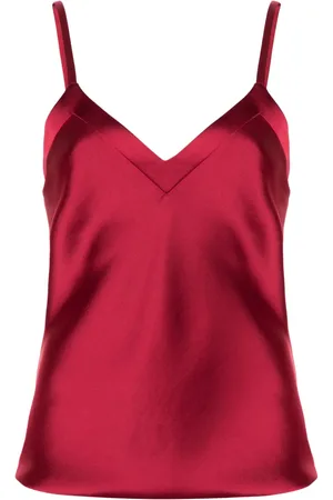 BLANCA Trachy satin top