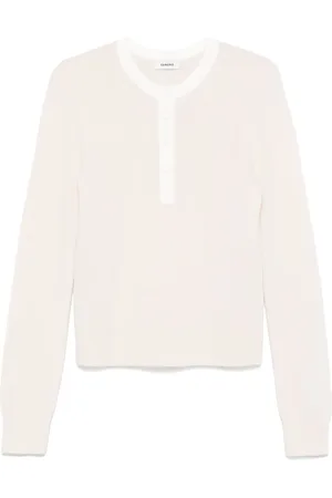 Sandro Press-stud placket sweater