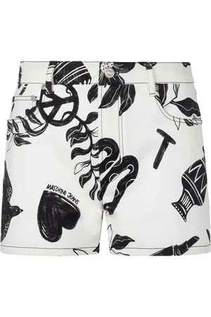 Moschino Graphic-print mini shorts