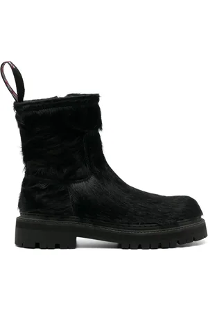 Camper Eki calf-hair ankle boots