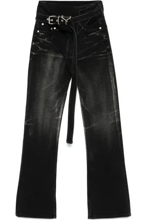 Y / PROJECT Wrap belt jeans
