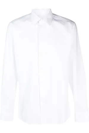 Fursac Straight-point collar cotton shirt