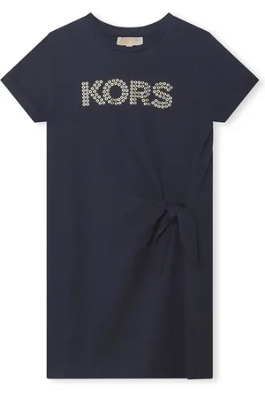 Michael Kors Logo-appliqu?? organic cotton dress