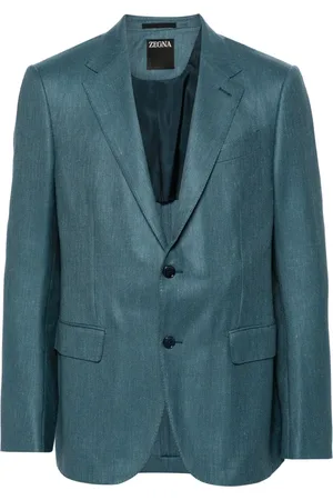 Ermenegildo Zegna Twill single-breasted blazer