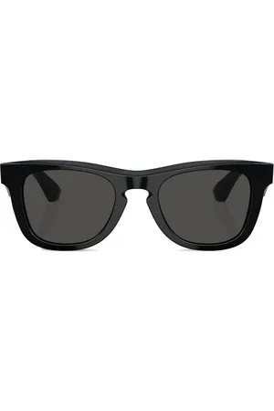 Burberry Logo-plaque square-frame sunglasses
