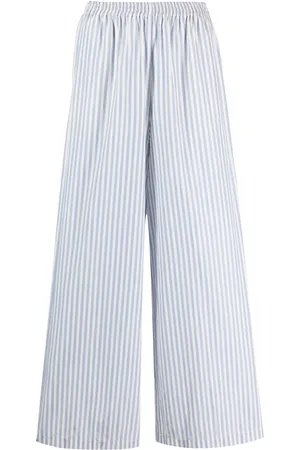 FORTE FORTE Wide-leg striped trousers