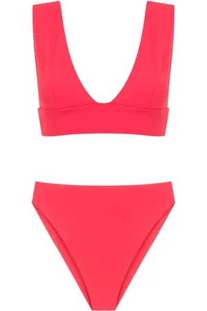 Isolda Vermelho high-waisted bikini set