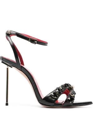 HARDOT Booty 101mm gemstone-detail leather sandals